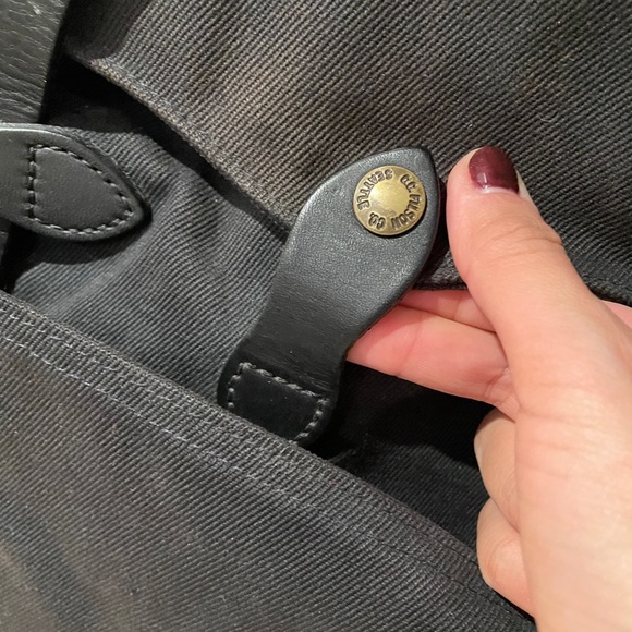 Filson rugged twill black briefcase - Picture 2 of 13